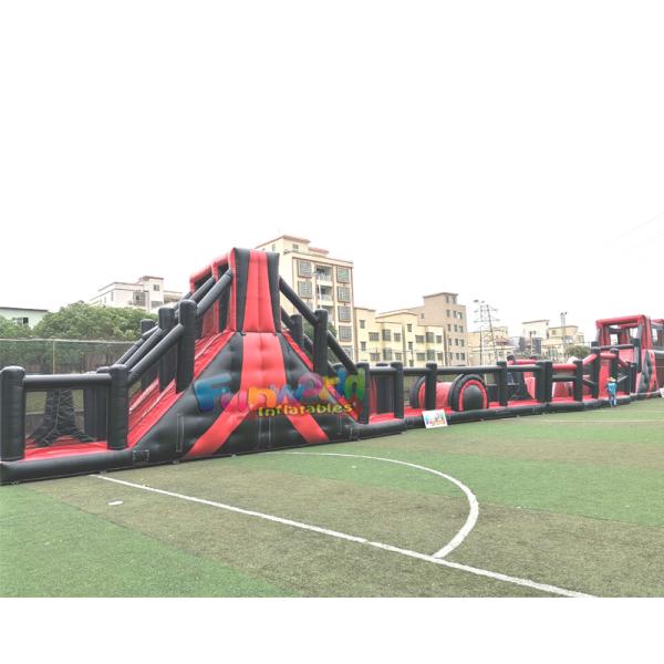 Giant Silk Printing 0.55mm Inflatable Obstacle Course