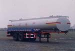 2 Axles Oil Tank Trailer 28600L , Fuel Tanker Semi Trailer 28.6CBM 10000×2490