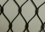 Black Oxidation Stainless Steel Cable Netting Wire Mesh Flexible Woven Type