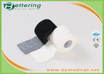 Black / White Cotton EAB Elastic Adhesive Bandage , Finger Wrap Tape Light