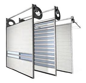 China High Security Fast Roll Up Doors Weather Resistance Wind Proof on sale