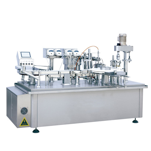 Vacuum Small Bottle 500ml 1.2kw Liquid Filling Machine