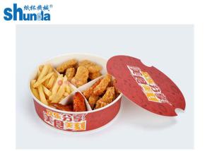 Wholesale 150oz Popcorn Fried PLA Coated Paper Cup Fan With Plastic Lid from china suppliers