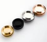 Hidden Non Punching Shower Door Pull Stainless Steel Round Easy Replacement