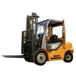 BOXINHUASHENG Hydraulic Pump 4x4 Forklift Truck For Rough Terrain 3.5 Ton