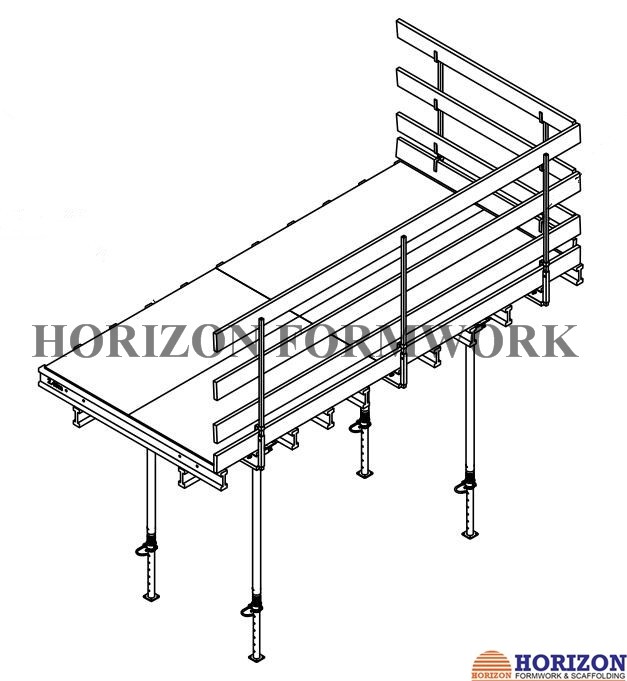 Flexible Handrail Post 1.5m for Slab Formwork System Safe Working Protection