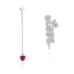 2.28ft 7.2g Gold Long Drop Chain Earrings Fiancee Hanukkah Long Chain Earrings
