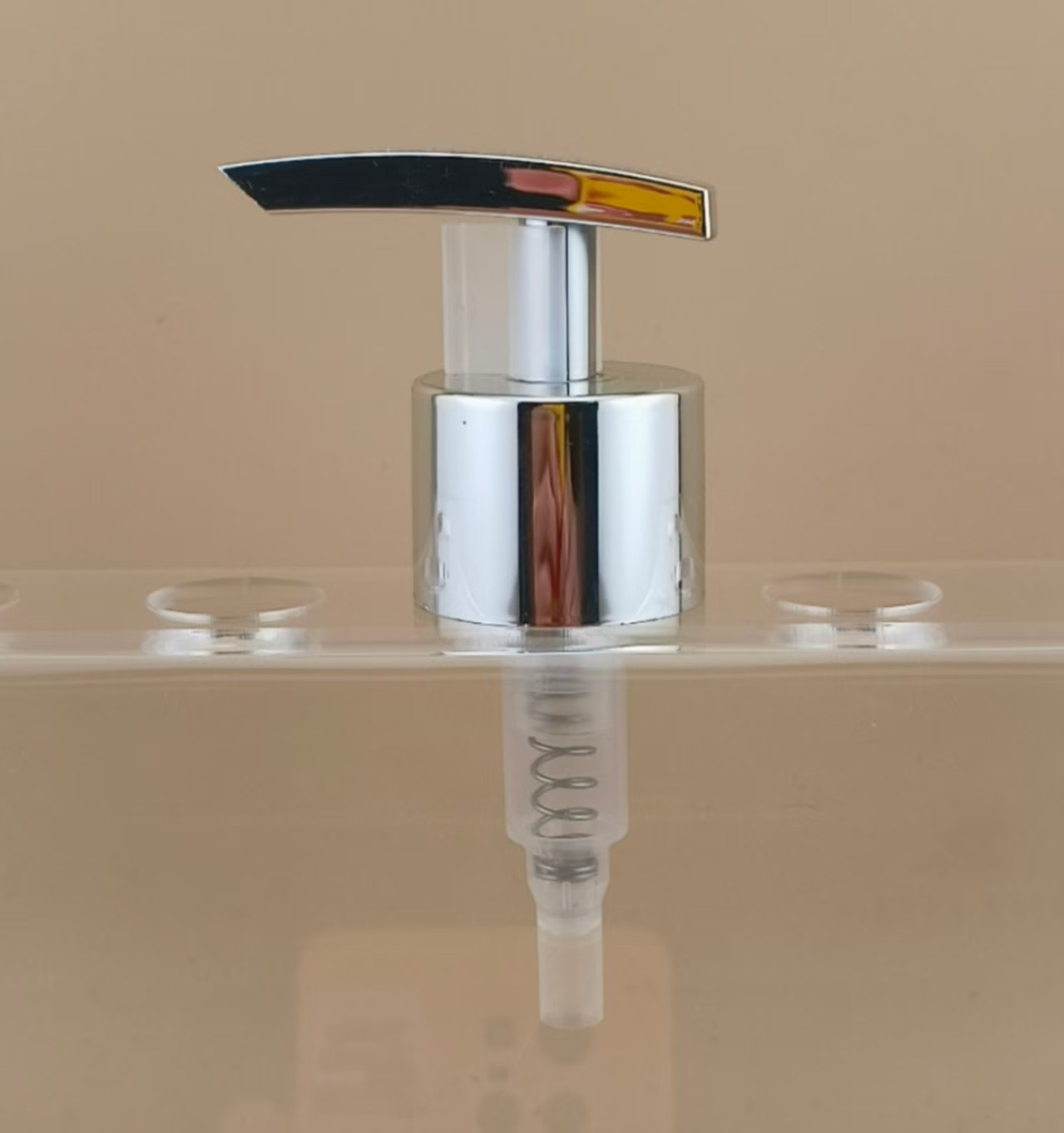 Lotion Pump Plastic Silvery Dispenser Pump K1104 for Bottles