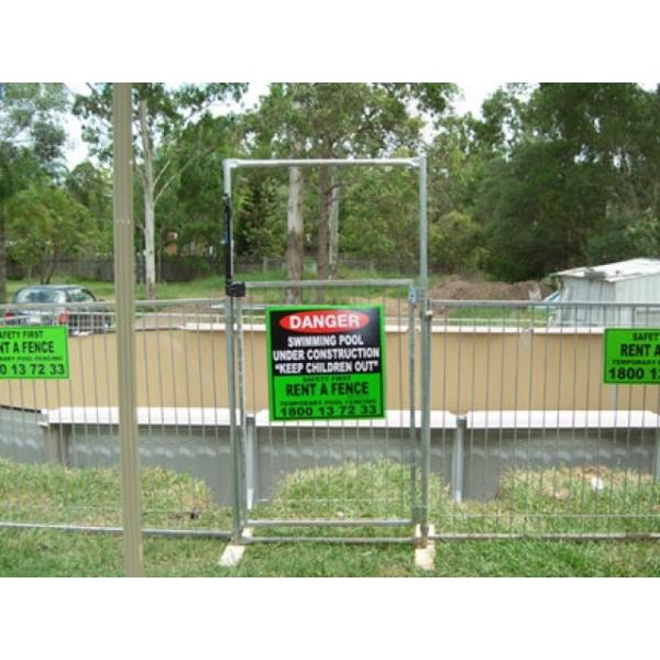 Kids Non Climbable Temporary Pool Fencing Pool Security Fence Weather Resistance