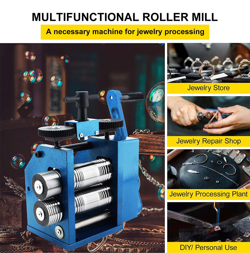 112mm Rolling Mill Machine Jewelry Manual 48-50mm Shaft diameter