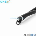 Free Sample Aluminum Conductor Duplex Service Drop Cable with 2 Strands XLPE