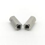 DIN6334 Grade 18-8 Plain Finish Stainless Steel Hex Coupling Nuts Hex Long Nuts