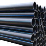 25mm - 300mm Black HDPE PE Pipe Double Screw Corrosion Resistant Large Diameter
