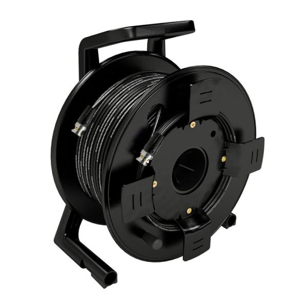 Foldable Cable Reel Cart 50kg With Solid Rubber Wheels / 2 Handles