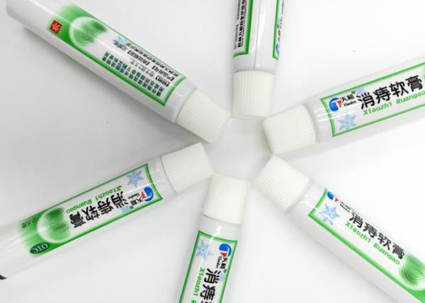 Customized Color Plastic Barrier Laminated Tube With PP / PE Flip Top Cap