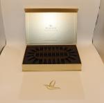 Embossing Cosmetic Paper Box , Packaging Box Skincare With PS Insert Tray Butter