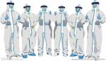 Daily Protective 60GSM Fluid Resistant Disposable Protective Clothing
