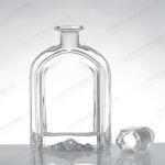 750ml/1000ml Glass Bottle for Wine Whisky Rum Brandy Hot Stamping Surface