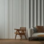 8mm Interlocking Pvc Wall Panel Outdoor High Heat Insulation White