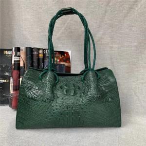 Wholesale Genuine Alligator Leather Lady Large Totes Exotic Crocodile Skin Female Top-handle Handbag Women Single Shoulder Bag from china suppliers