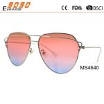 Sunglasses with metal frame, new fashionable design style, UV 400 Protection