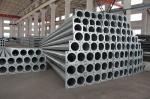 3mm Thick Octagonal Galvanized White Powder Coating Street Lighting Steel Pole