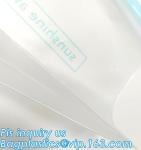 Women makeup purse recyclable clear pvc cosmetic bag, Makeup Pouch Stripe