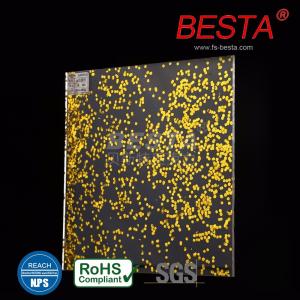 Wholesale Shiny Cast Gold Glitter Acrylic Sheet 2-120mm Scratch Resistant from china suppliers