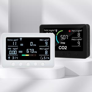 Wholesale Mobile Sync Smart Air Quality Monitor Carbon Dioxide Pollen IAQ Monitoring Devices from china suppliers