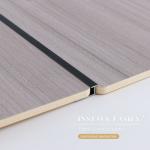 Light Luxury Style Fireproof And Mothproof Wood Grain PVC Bamboo Charcoal Fiber