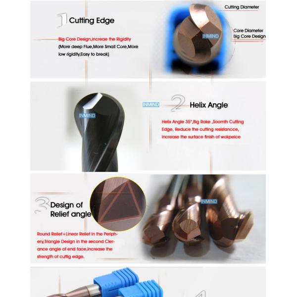 Solid Carbie Ball Nose End Mill