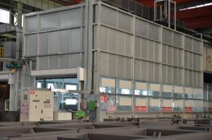 Wholesale Metal Fabrication Paint Booth With Strong Steel Structure Room Glass Window Show from china suppliers
