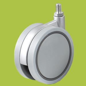Wholesale China supplier double wheel casters M8 thread stem from china suppliers