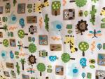 Cartoon Printed Cotton Flannel Cloth 160gsm For Baby Blanket And Bedding Sets
