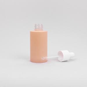 Wholesale Frosted 60ml PETG Dropper Bottle with White Rubber Head for Facial Serums from china suppliers