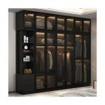 Home Furniture YALIG Modern Custom Wooden Bedroom Wardrobe Cabinet with Mail