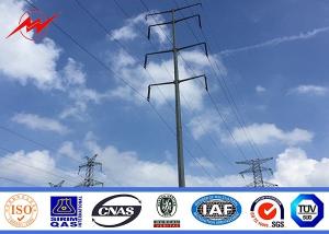 Wholesale Bitumen Power Transmission Poles Electric Steel 69KV GR50 30m/S from china suppliers