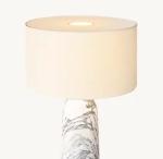 Screw In Solid Stone Base Dimmable Touch Side Lamps Bedroom