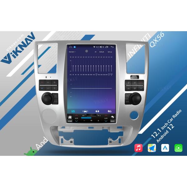Viknav Car Radio For Infiniti QX56 2007-2010 Touch Screen 12.1 inch GPS Navigation Multimedia Player Stereo Head UNIT