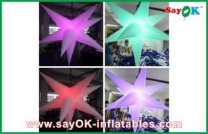 Wholesale Purple Hanging Nylon Cloth Led Lighting Decoration Inflatable Flowers from china suppliers