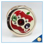 Shinny Gifts Newest Design Round Compact Mirror Folding Small Pocket Mirror