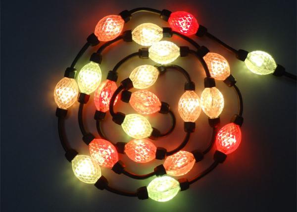 IP68 Full Color 1.44W RGB DMX 3D Hanging Ball Curtain 50mm For Christmas