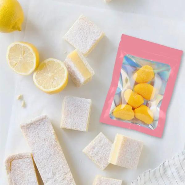 3.5Mil Custom Heat Seal Mylar Bags Odor Proof Zipper Closure