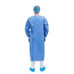 CE Waterproof Sterile Sms Fabric Gown Quick Dry Nontoxic