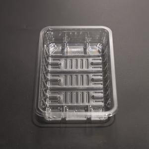 Wholesale FAD Certified PET Disposable Plastic Food Plate for Safe Food Packaging Tray from china suppliers