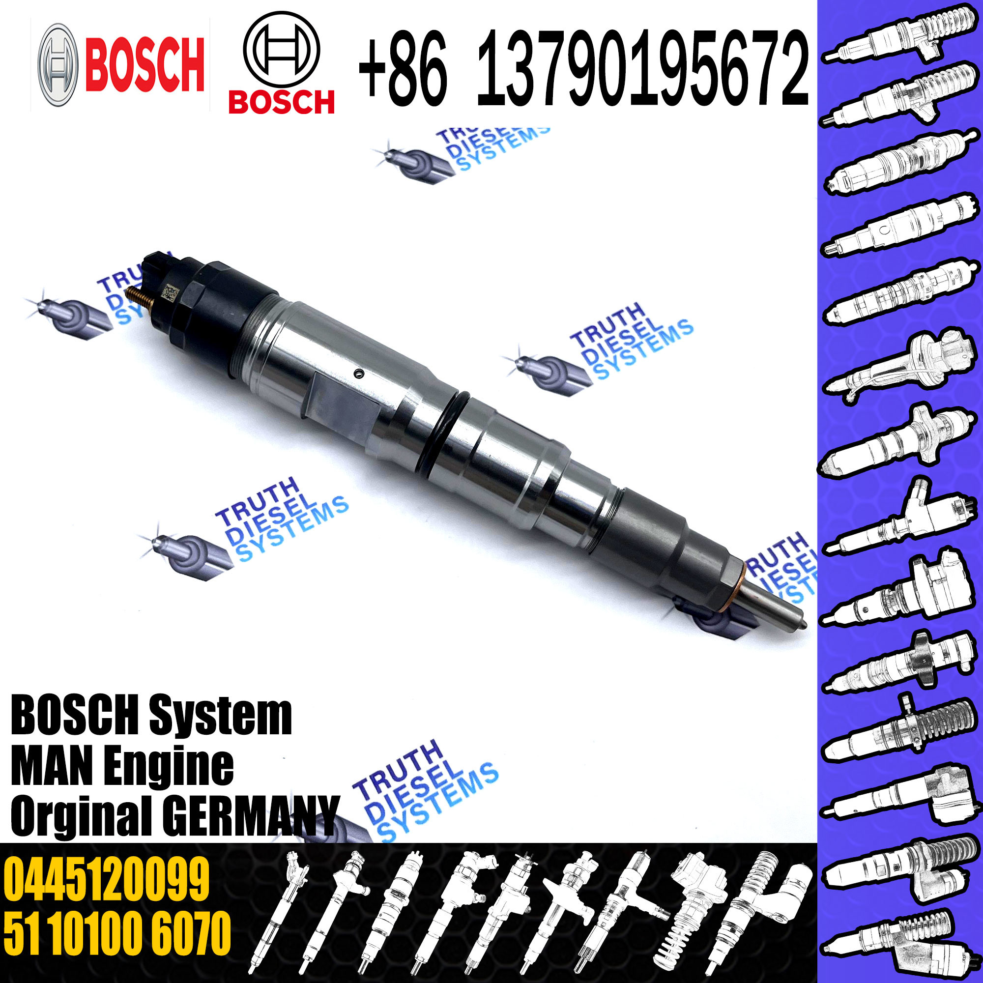 0445120099 Hot selling diesel fuel 0445120099 engine accessories fuel injector 0445120099
