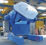 Rotary Welding Positioner Hydraulic Tilting Motorized Table Revolving Three