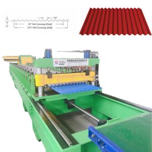 Wholesale GI Zincalum Ondulado 18 High Speed Corrugated Wall Roof Panel Making Roll Forming Machine from china suppliers
