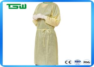 Wholesale 40gsm Single Use 115*137cm Nonwoven Isolation Gown from china suppliers
