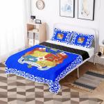 Polynesian Tribal Quilt Bedding Set Red Tonga Design Comforter with Cotton